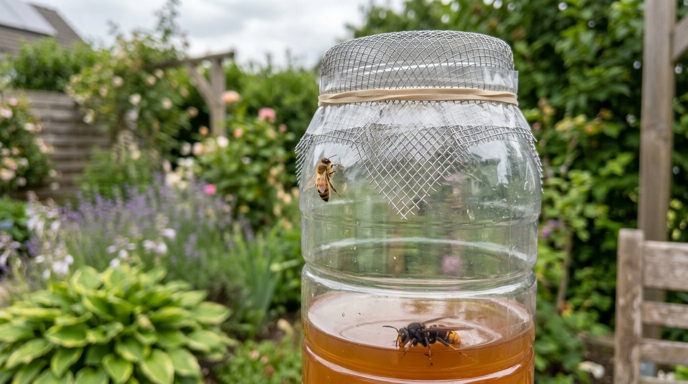 Asiatische Hornisse Falle: ohne diese Zutat im Boden, verwandeln Sie Ihren Garten in eine tödliche Falle für Bienen