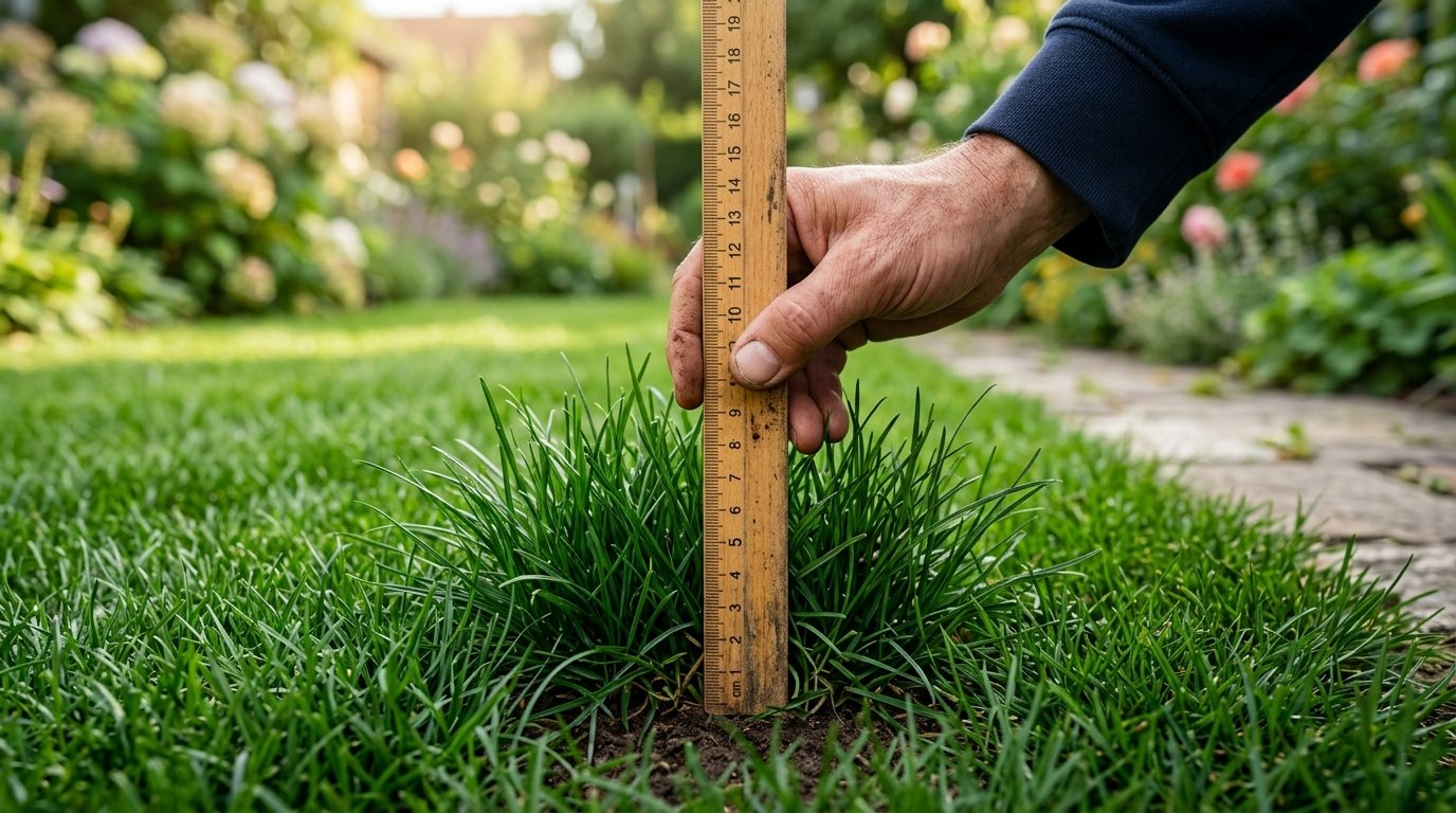 « Du mähst zu kurz » : seit mein englischer Nachbar mir diese Zahl gegeben hat, lebt mein Rasen wieder auf