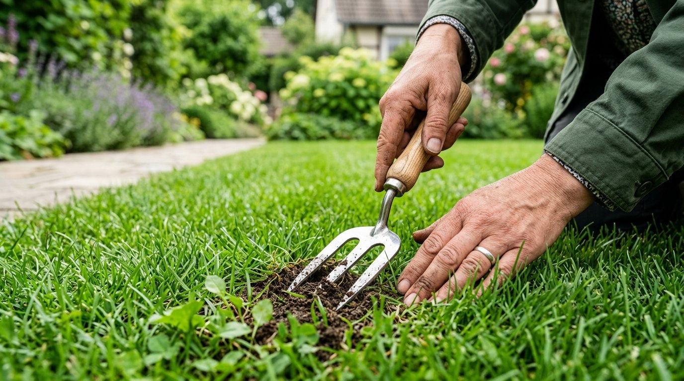 Ihr Rasen wird gelb? Dieser Profi-Gärtner macht im April immer diese 7 Gesten für einen perfekten Rasen den ganzen Sommer über